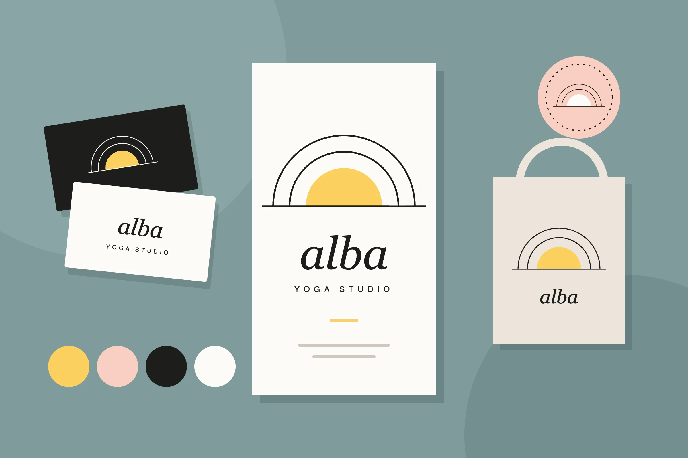 Identidad visual para un estudio de yoga